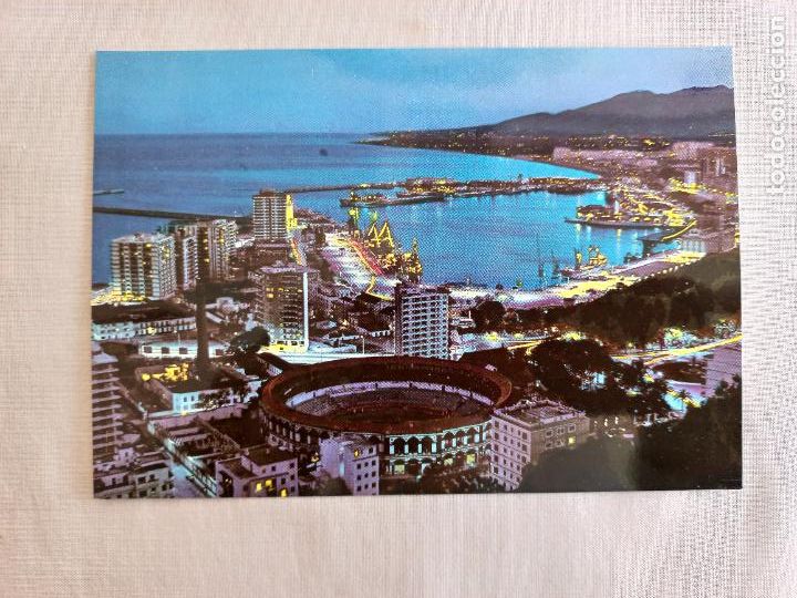 Postales: 41 ED. INTER. ANOCHECER EN EL PUERTO MALAGA. COSTA DEL SOL. 1969 SIN CIRCULAR