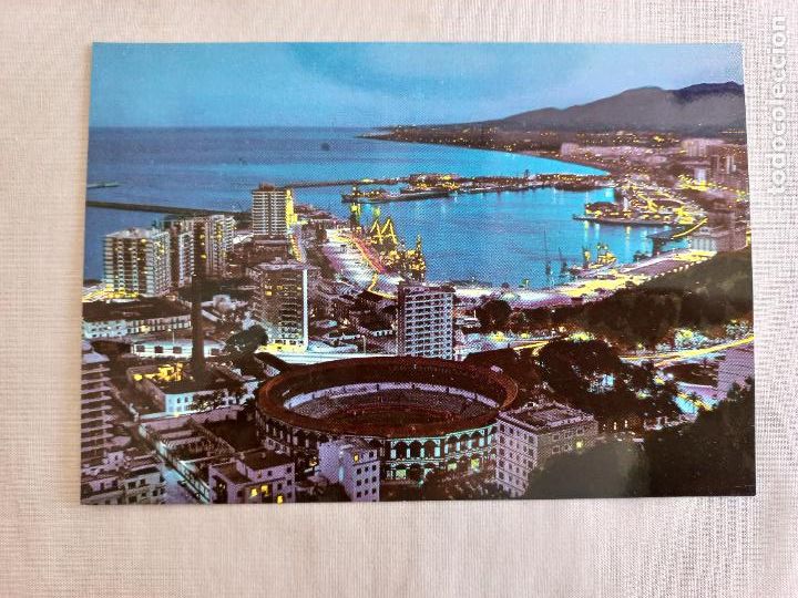 Postales: 41 ED. INTER. ANOCHECER EN EL PUERTO MALAGA. COSTA DEL SOL. 1969 SIN CIRCULAR