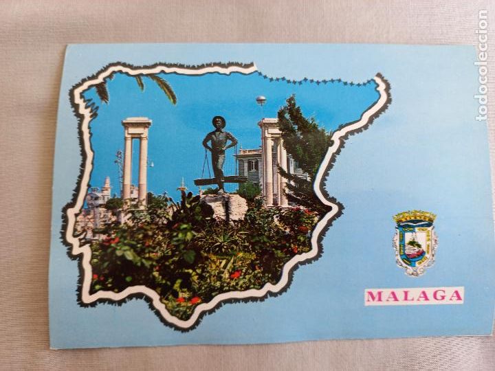 Postales: MALAGA EL CENACHERO TYPICAL FISH VENDOR COSTA DEL SOL ESPA&Ntilde;A 1969 43 ED. INTER POSTAL SIN CIRCULAR