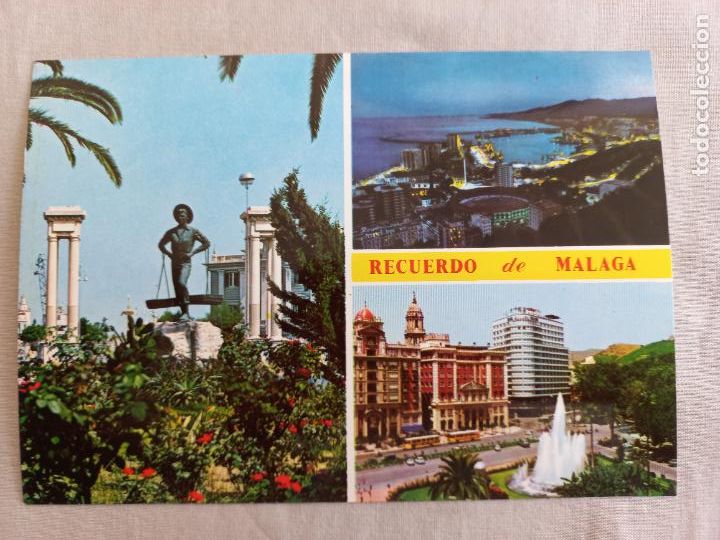 Postales: EL CENACHERO, PUERTO PLAZA QUEIPO DE LLAN0 MALAGA COSTA DEL SOL 1969 51 ED INTER POSTAL SIN CIRCULAR