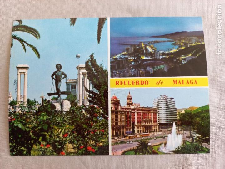Postales: EL CENACHERO, PUERTO PLAZA QUEIPO DE LLANO MALAGA COSTA DEL SOL 1969 51 ED INTER POSTAL SIN CIRCULAR