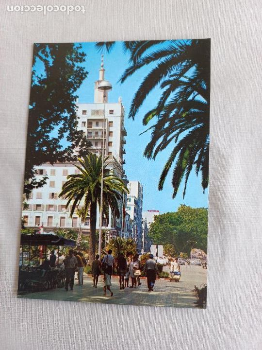 Postales: PLAZA DEL GENERAL QUEIPO DE LLANO. MALAGA COSTA DEL SOL 105. SAETA. POSTAL SIN CIRCULAR