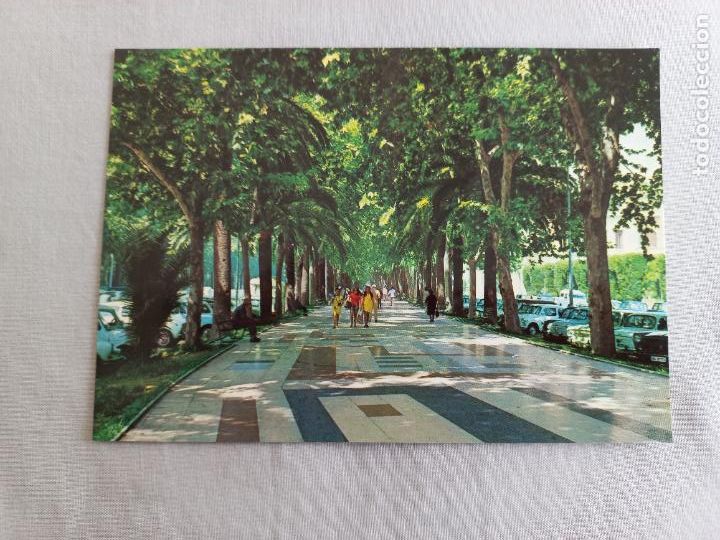 Postales: PASEO DEL PARQUE. MALAGA COSTA DEL SOL 106. VISTA CROM. POSTAL SIN CIRCULAR