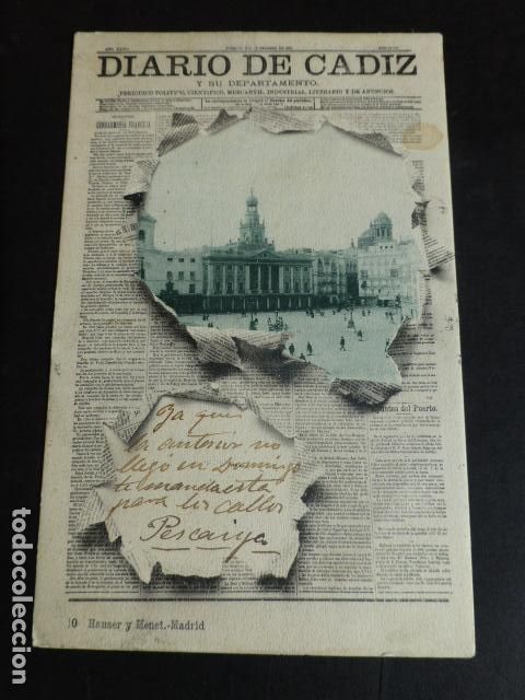 Postkarten: CADIZ PERIODICO DIARIO DE CADIZ POSTAL