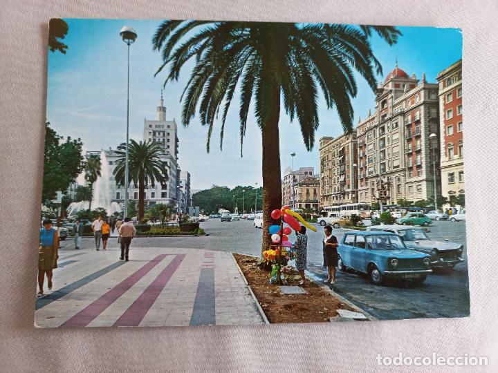 Postales: N&ordm; 32. PLAZA QUEIPO DE LLANO. MALAGA COSTA DEL SOL EDITORIAL INTER POSTAL SIN CIRCULAR