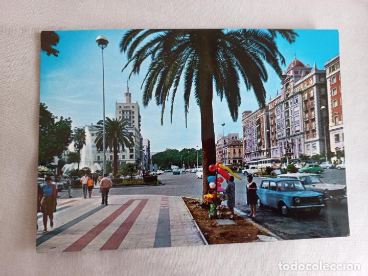 Postales: N&ordm; 32 PLAZA QUEIPO DE LLANO. 1969. MALAGA COSTA DEL SOL EDITORIAL INTER POSTAL SIN CIRCULAR