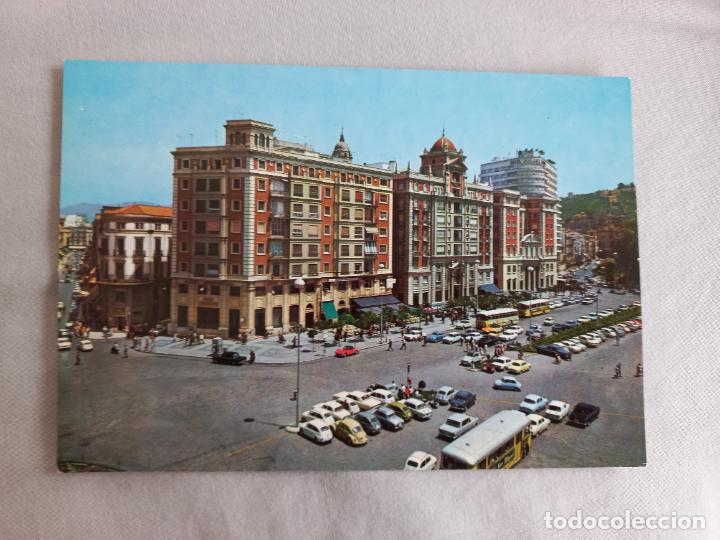 Postales: N&ordm; 28 PLAZA DE QUEIPO DE LLANO 1969 MALAGA COSTA DEL SOL EDITORIAL INTER POSTAL SIN CIRCULAR