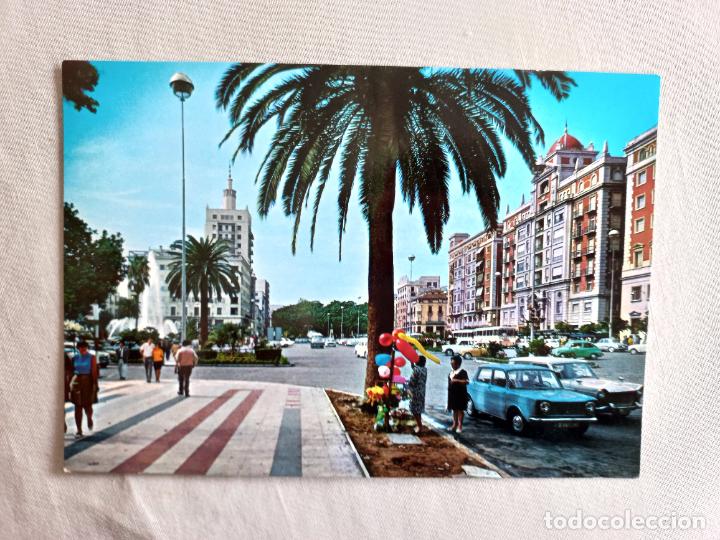 Postales: N&ordm; 32 PLAZA QUEIPO DE LLANO 1969 MALAGA COSTA DEL SOL EDITORIAL INTER POSTAL SIN CIRCULAR