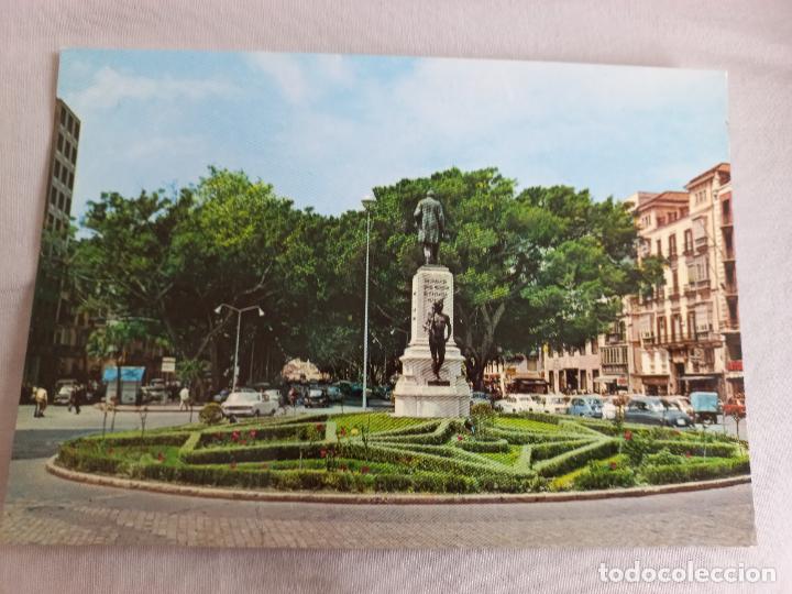 Postales: N&ordm; 2 ESTATUA DE LARIOS AVENIDA. 1969 MALAGA COSTA DEL SOL EDITORIAL INTER POSTAL SIN CIRCULAR