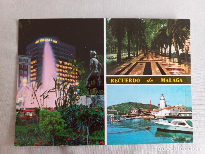 Postales: N&ordm; 49. FUENTE DE LA MARINA RECUERDO DE MALAGA COSTA DEL SOL EDITORIAL SAETA SIN CIRCULAR