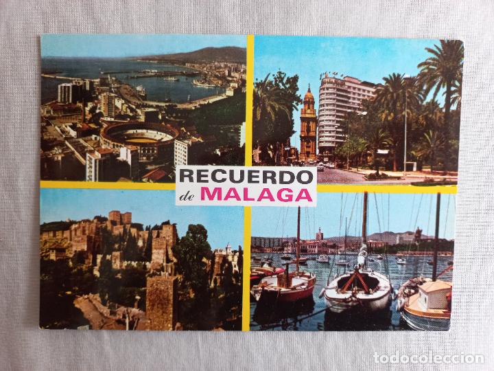 Postales: N&ordm; 50 PLAZA TOROS PUERTO. RECUERDO DE MALAGA COSTA DEL SOL EDITORIAL SAETA SIN CIRCULAR
