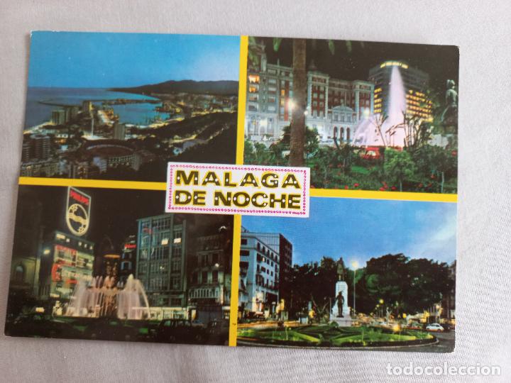 Postales: N&ordm; 48 VISTA PARCIAL PUERTO. MALAGA COSTA DEL SOL EDITORIAL SAETA SIN CIRCULAR