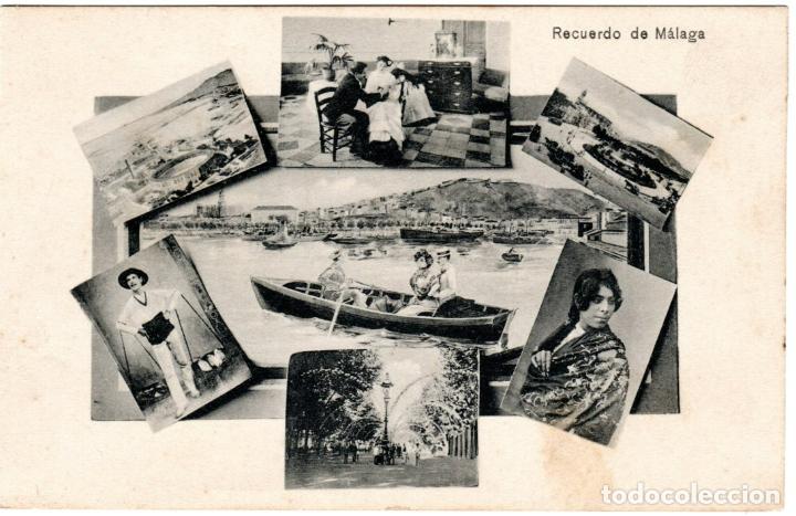 Postales: PRECIOSA POSTAL - MALAGA - RECUERDO DE MALAGA - DOMINGO DEL RIO