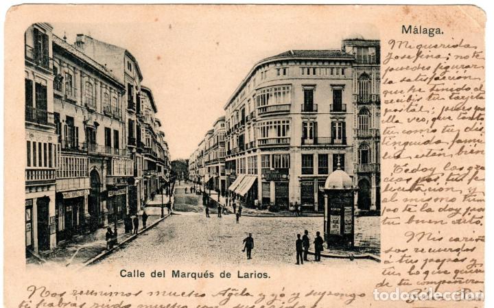 Postales: PRECIOSA POSTAL - MALAGA - CALLE DEL MARQUES DE LARIOS