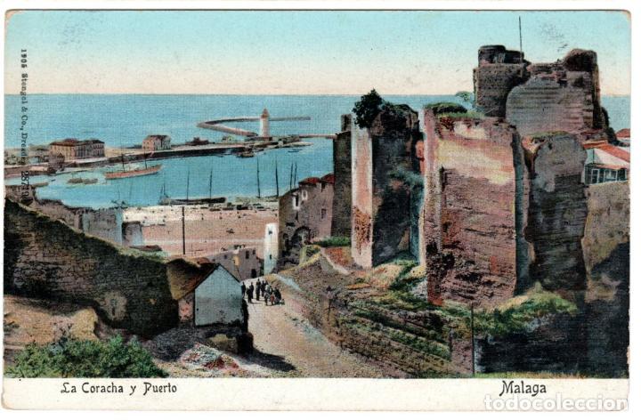 Postales: PRECIOSA POSTAL - MALAGA - LA CONCHA Y PUERTO