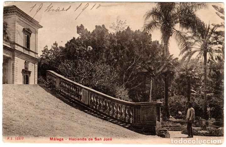 Postales: BONITA POSTAL - MALAGA - HACIENDA DE SAN JOSE - P.Z. 10577
