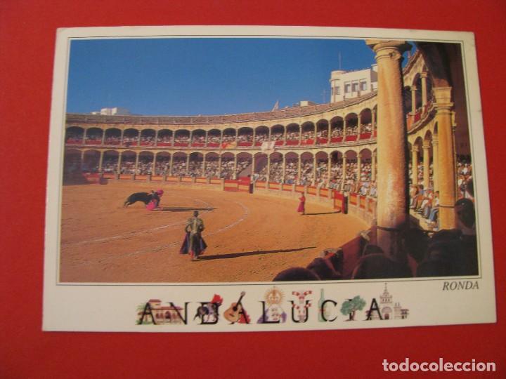 Postales: POSTAL DE ANDALUCIA. PLAZA DE TOROS DE RONDA. EDICIONES A.M.