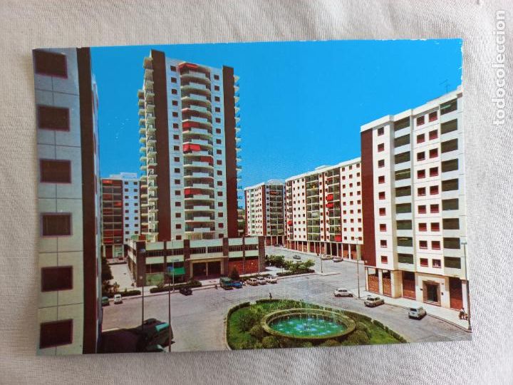 Postales: MALAGA. N&ordm; 115. PLAZA BASCONIA. EDITORIAL VISTA CROM A&Ntilde;OS 60 POSTAL SIN CIRCULAR