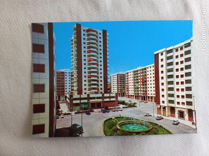 Postales: MALAGA. N&ordm; 115. PLAZA BASCONIA. EDITORIAL VISTA CROM A&Ntilde;OS 60 POSTAL SIN CIRCULAR