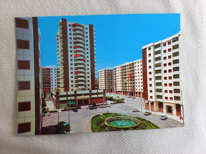 Postales: MALAGA. N&ordm; 115. PLAZA BASCONIA. EDITORIAL VISTA CROM A&Ntilde;OS 60 POSTAL SIN CIRCULAR