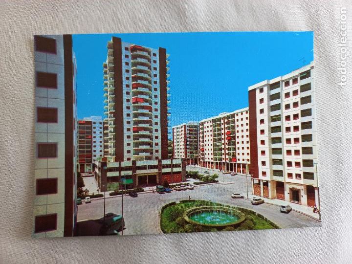 Postales: MALAGA. N&ordm; 115. PLAZA BASCONIA. EDITORIAL VISTA CROM A&Ntilde;OS 60 POSTAL SIN CIRCULAR