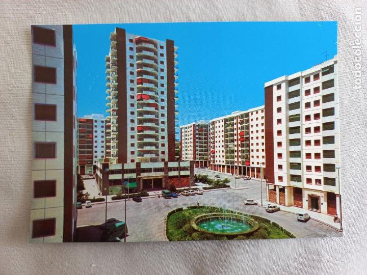 Postales: MALAGA. N&ordm; 115. PLAZA BASCONIA. EDITORIAL VISTA CROM A&Ntilde;OS 60 POSTAL SIN CIRCULAR