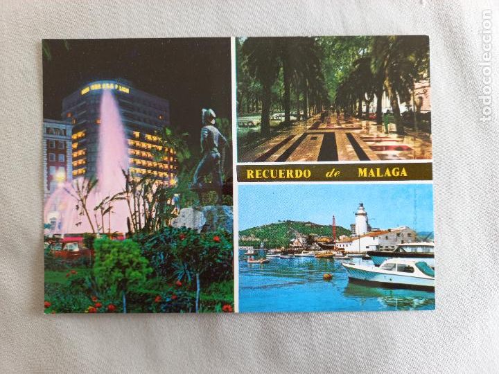 Postales: RECUERDO DE MALAGA N&ordm; 49 EDITORIAL SAETA. A&Ntilde;OS 60 POSTAL SIN CIRCULAR