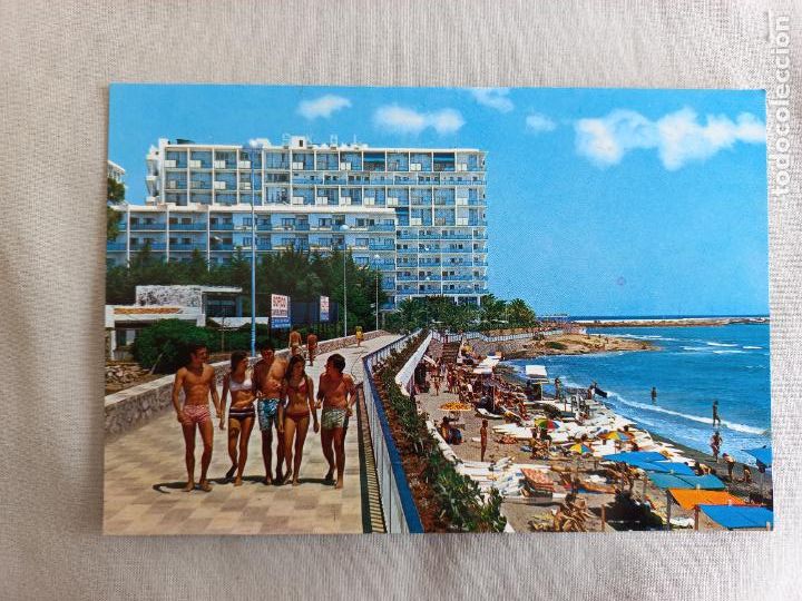 Postcards: MARBELLA PLAYA COSTA DEL SOL. MALAGA N&ordm; 522 EDITORIAS BV BEASCOA. A&Ntilde;OS 60 POSTAL SIN CIRCULAR
