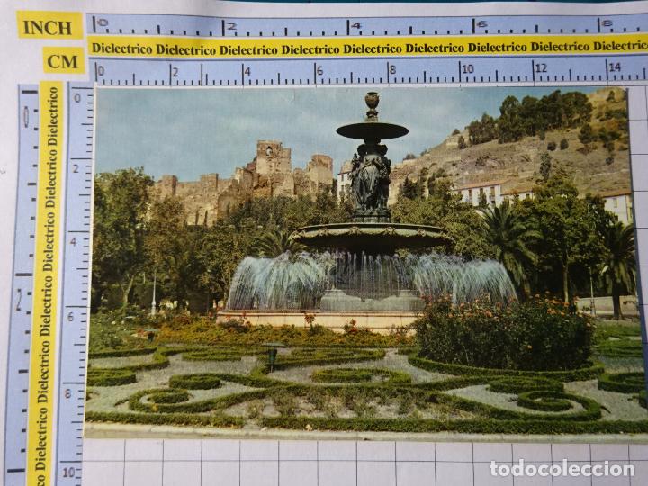 Postales: POSTAL DE M&Aacute;LAGA. A&Ntilde;O 1962. FUENTE DEL PARQUE ALCAZABA . 2306
