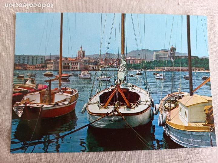 Postales: N&ordm; 16 DARSENA DEL PUERTO. MALAGA COSTA DEL SOL EDITORIAL INTER SIN CIRCULAR