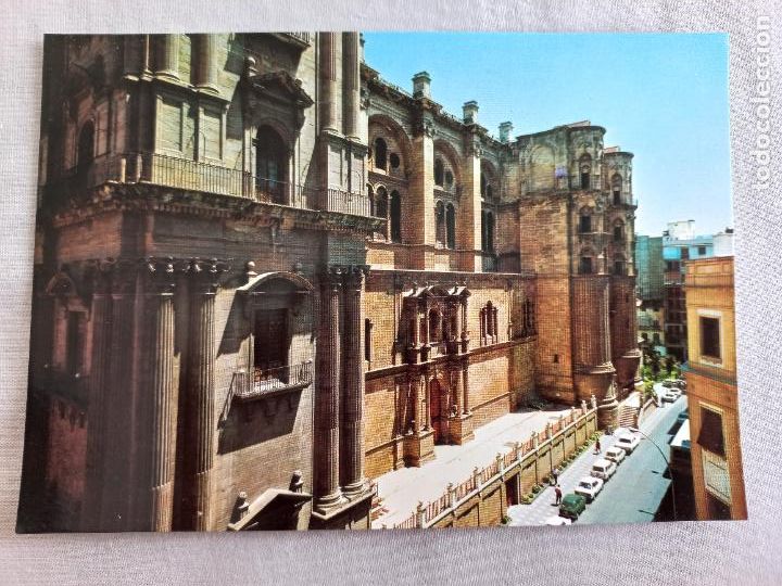 Postales: N&ordm; 112 MALAGA VISTA PARCIAL DE LA CATEDRAL EDICIONES VISTA CROM A&Ntilde;OS 60 SIN CIRCULAR