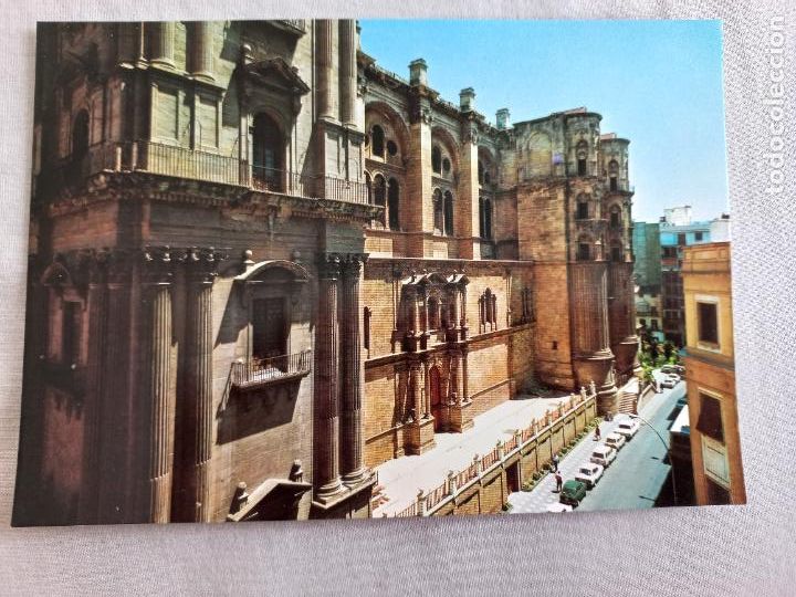Postales: N&ordm; 112 MALAGA VISTA PARCIAL DE LA CATEDRAL EDICIONES VISTA CROM A&Ntilde;OS 60 SIN CIRCULAR