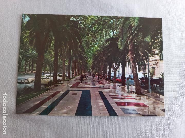 Postales: N&ordm; 1 MALAGA PASEO DEL PARQUE. COSTA DEL SOL. EDICIONES INTER. A&Ntilde;OS 60 SIN CIRCULAR