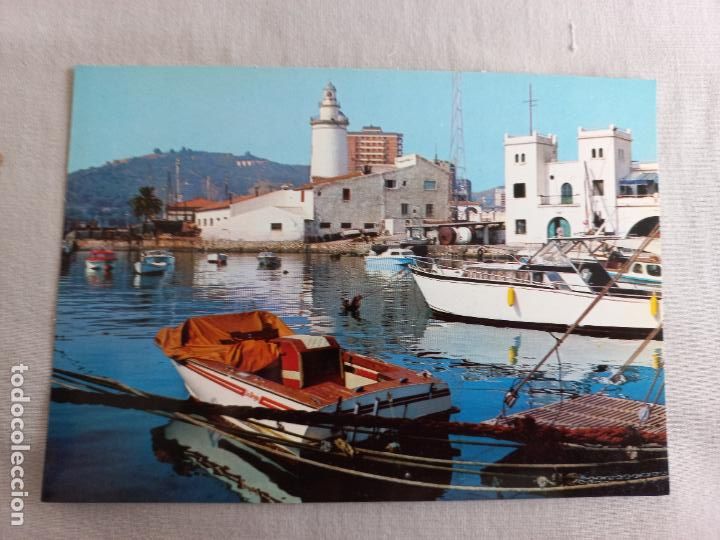 Postales: N&ordm; 107 MALAGA LA FAROLA. BARCOS . EDICIONES VISTA CROM A&Ntilde;OS 60 SIN CIRCULAR