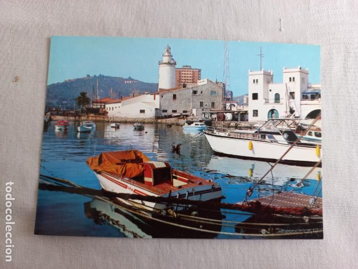 Postales: N&ordm; 107 MALAGA LA FAROLA. BARCOS . EDICIONES VISTA CROM A&Ntilde;OS 60 SIN CIRCULAR