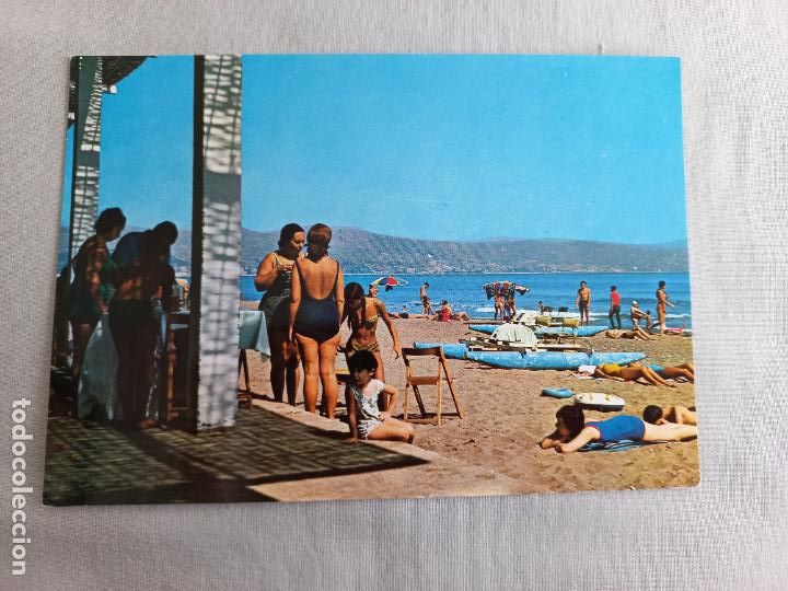 Postales: N&ordm; 36 MALAGA PLAYA DE LA MISERICORDIA. BA&Ntilde;ISTAS. EDICIONES INTER A&Ntilde;OS 60 SIN CIRCULAR