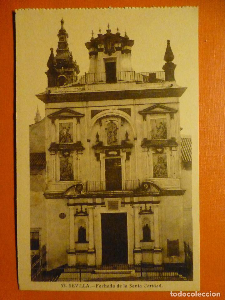 Postkarten: POSTAL Sevilla - 53 Fachada de la Santa Caridad - Grafos - Sin circular