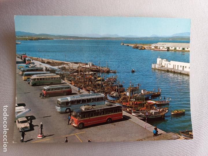 Postales: N&ordm; 4. ALGECIRAS CADIZ. PUERTO MUELLE PESQUERO EDICIONES GARCIA GARRABELLA A&Ntilde;OS 60/70 POSTAL S/C