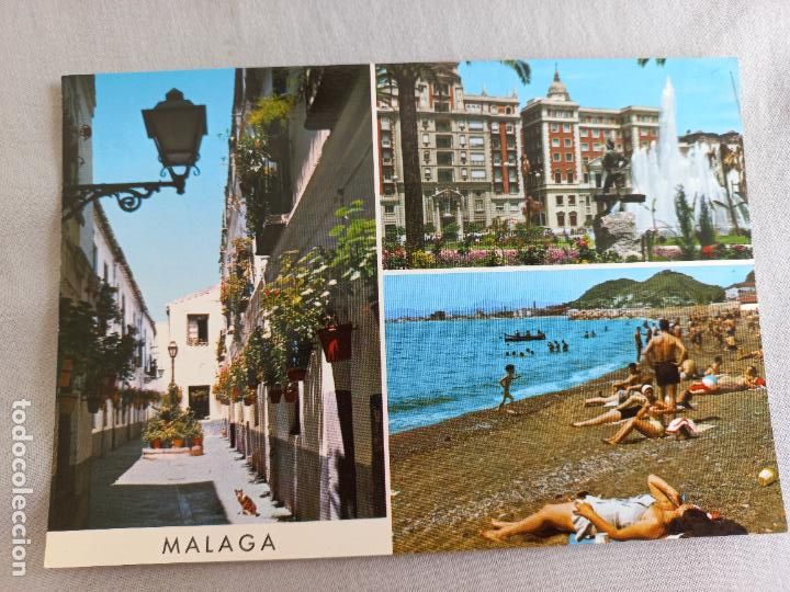 Postales: N&ordm; 72 MALAGA BELLEZAS DE LA CIUDAD POSTALE GALINDO EDICIONES GARCIA GARRABELLA A&Ntilde;OS 60/70 POSTAL S/C
