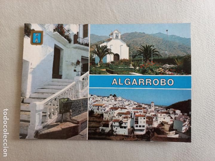 Postales: N&ordm; 20 ALGARROBO. ERMITA SAN SEBASTIAN, VISTAS MALAGA COSTA DEL SOL AXARQUIA. EDICIONES FISA. S/C