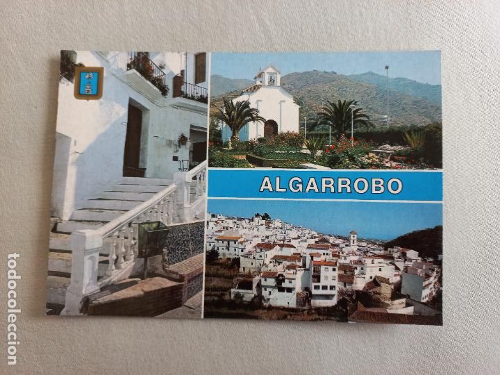 Postales: N&ordm; 20 ALGARROBO. ERMITA SAN SEBASTIAN, VISTAS MALAGA COSTA DEL SOL AXARQUIA. EDICIONES FISA. S/C