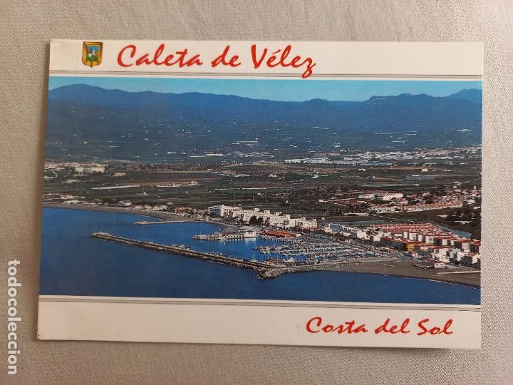 Postales: N&ordm; 17. CALETA DE VELEZ. PUERTO, MALAGA COSTA DEL SOL AXARQUIA POSTAL EDICIONES FISA. SIN CIRCULAR