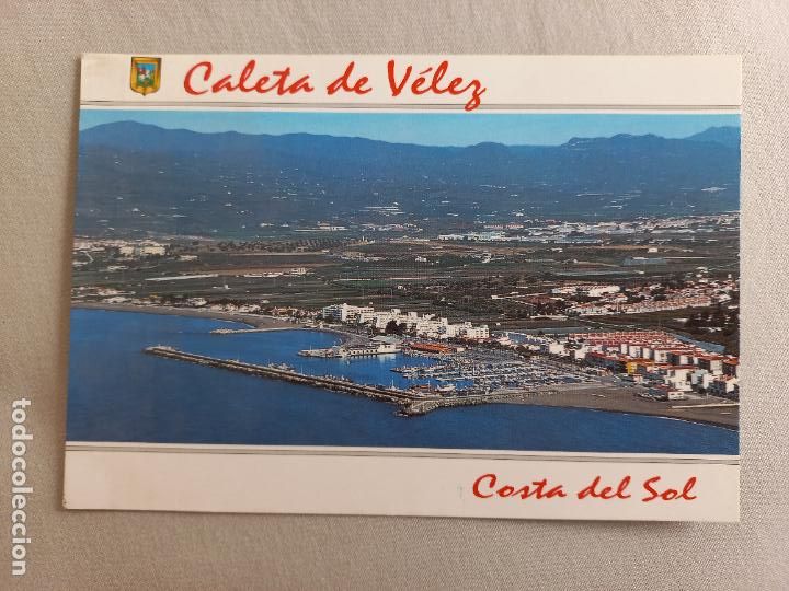 Postales: N&ordm; 17. CALETA DE VELEZ. PUERTO, MALAGA COSTA DEL SOL AXARQUIA POSTAL EDICIONES FISA. SIN CIRCULAR