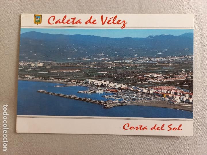 Postales: N&ordm; 17. CALETA DE VELEZ. PUERTO, MALAGA COSTA DEL SOL AXARQUIA POSTAL EDICIONES FISA. SIN CIRCULAR