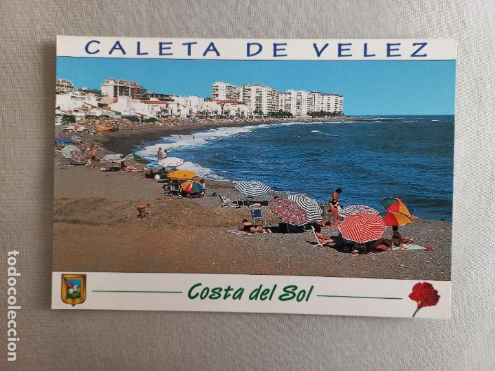 Postales: N&ordm; 18 CALETA DE VELEZ. PLAYA VISTA PARCIAL MALAGA AXARQUIA POSTAL EDICIONES FISA. SIN CIRCULAR