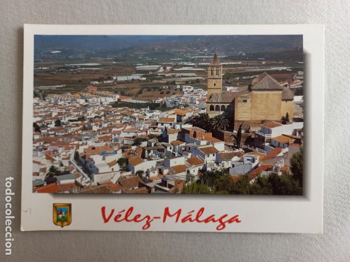 Postales: N&ordm; 15 VELEZ MALAGA VISTA PARCIAL IGLESIA SANTA MARIA POSTAL EDICIONES FISA. SIN CIRCULAR