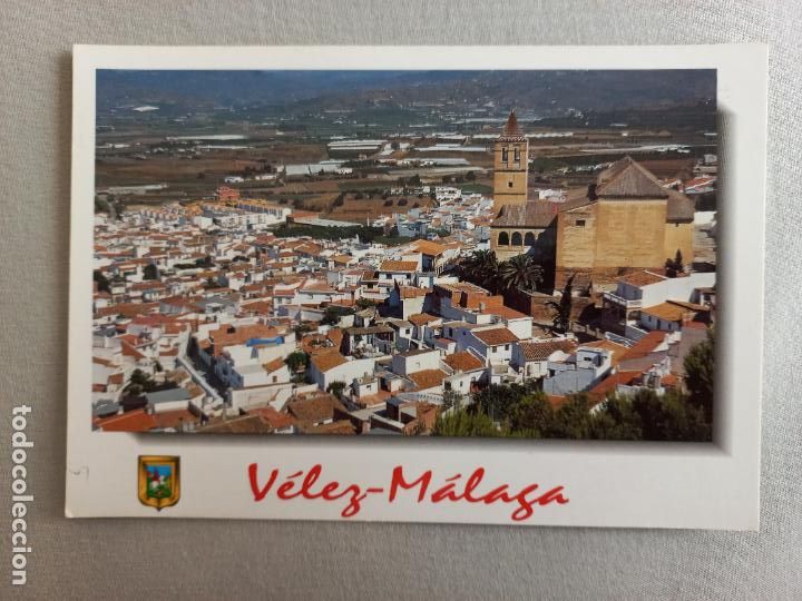 Postkarten: N&ordm; 15 VELEZ MALAGA VISTA PARCIAL IGLESIA SANTA MARIA POSTAL EDICIONES FISA. SIN CIRCULAR