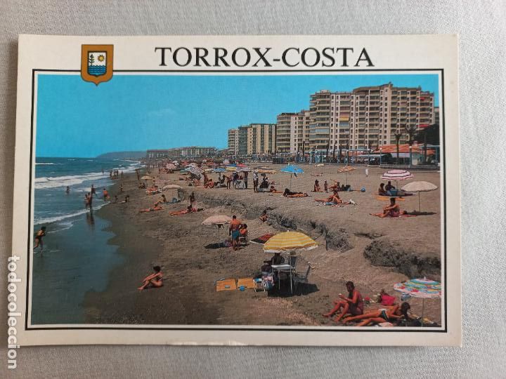 Postales: N&ordm; 2. VISTA DE LA PLAYA TORROX-COSTA DEL SOL. MALAGA. AXARQUIA POSTAL EDICIONES FISA. SIN CIRCULAR
