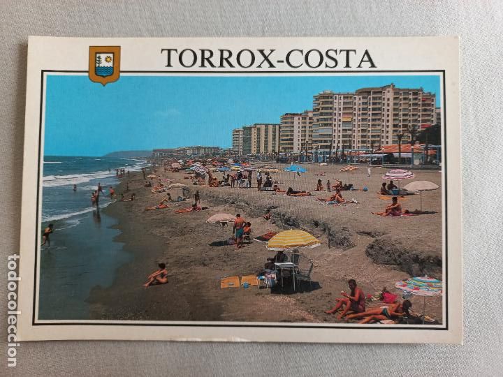 Postales: N&ordm; 2. VISTA DE LA PLAYA TORROX-COSTA DEL SOL. MALAGA. AXARQUIA POSTAL EDICIONES FISA. SIN CIRCULAR