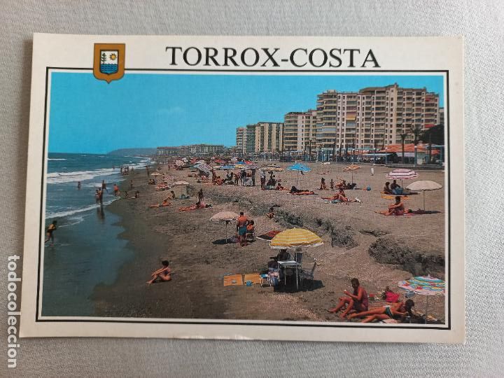 Postales: N&ordm; 2. VISTA DE LA PLAYA TORROX-COSTA DEL SOL. MALAGA. AXARQUIA POSTAL EDICIONES FISA. SIN CIRCULAR